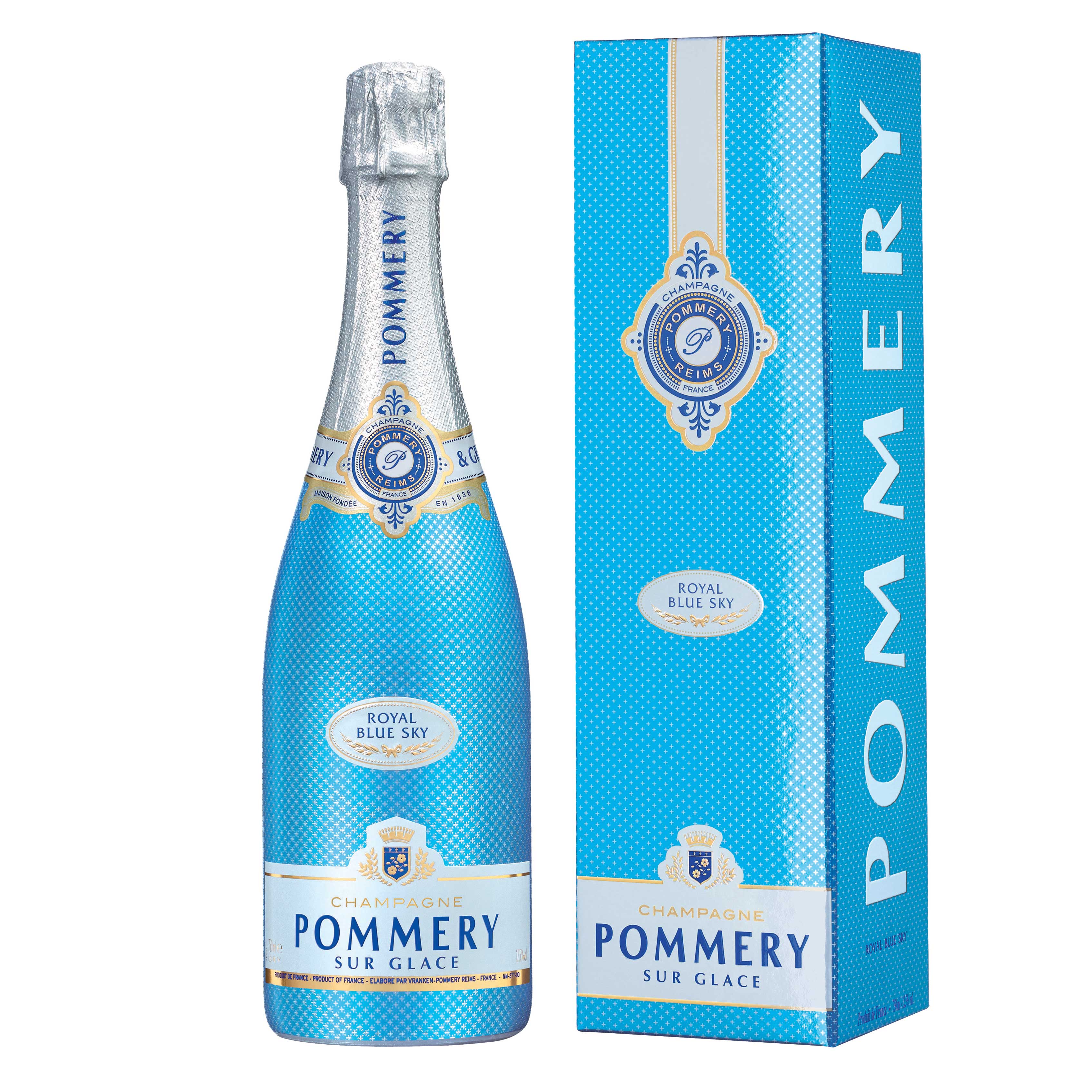 Pommery Blue Sky Champagne 75cl Great Price and Home Delivery